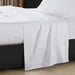 Lençol de cima liso branco PALMA 4Horeca, 50% algodão e 50% poliéster, 180 fios, ideal para hotelaria.